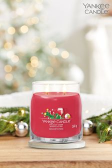 Yankee Candle Red Signature Medium Jar Holiday Cheer Scented Candle