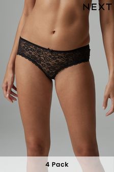 Lace Knickers 4 Pack