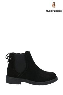 Hush Puppies Maddy Black Ankle Boots