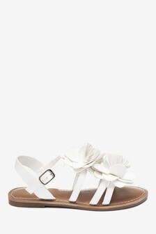 Flower Embellished Sandals (Older)