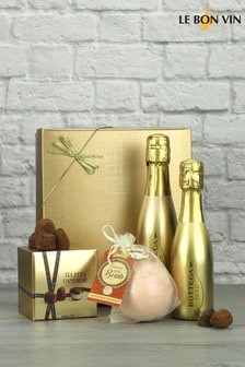 Le Bon Vin Prosecco With Bath Bomb & Truffles Gift Set (548762) | £26