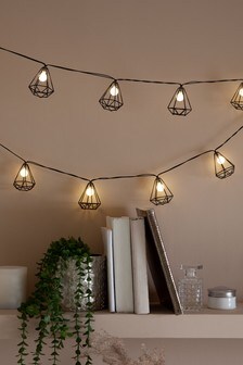 Set of 15 Geometric Battery Operated Line Lights