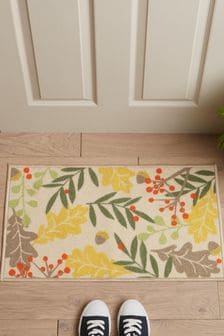Washable Leaves Doormat
