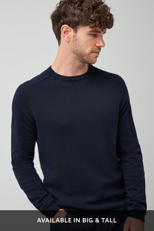Mens Jumpers | Plain, Textured & Cable Jumpers | Next UK