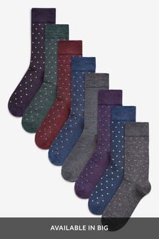 Rich Grindle Spot 8 Pack Pattern Socks (554907) | £22