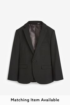 Black Skinny Fit Black Suit Jacket (12mths-16yrs) (556670) | £34 - £42