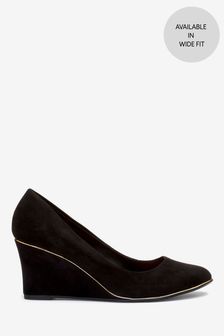 Womens Black Mid Heel Shoes | Next 