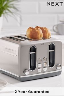 Light Grey Electric 4 Slot Toaster