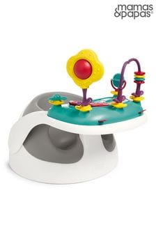 Grey Baby Bud with play tray By Mamas & Papas