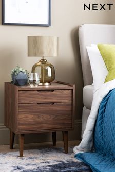 Oslo 2 Drawer Bedside Table