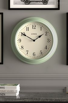 Jones Clocks Green A Classic Duck Egg Wall Clock