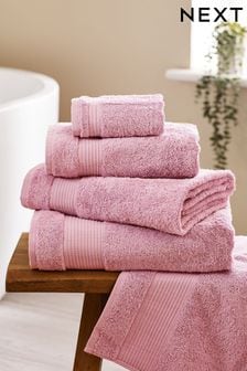 Dusky Pink Egyptian Cotton Towels