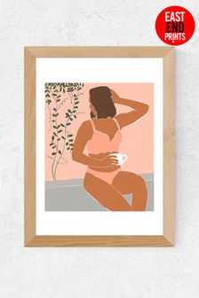 East End Prints White Morning Coffee Print by 83 Oranges