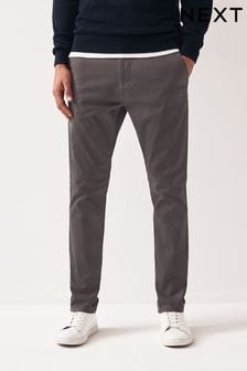 Dark Grey Skinny Fit Stretch Chino Trousers (570461) | £22