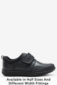 Boys Wide Fit School Shoes | Leather 