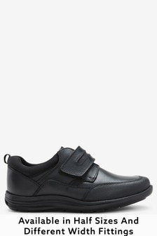 wide fitting boys school shoes