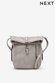 Bags Crossbody bags Sir Oliver Crossbody bag light grey-natural white animal pattern casual look 