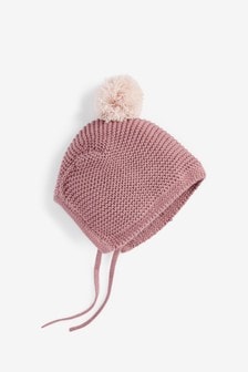 Baby Knitted Bonnet (0mths-2yrs)