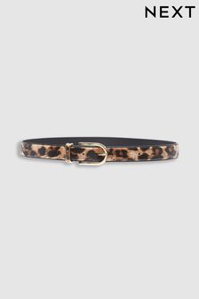 Next leopard print belt