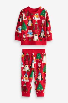Personalised red Christmas pyjamas Clothing Boys Clothing Pyjamas & Robes Pyjamas 