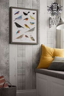 Art For The Home Grey Bird Song Wall Art