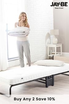 Jay-Be Black Revolution Folding Bed with Micro e-Pocket Sprung Mattress
