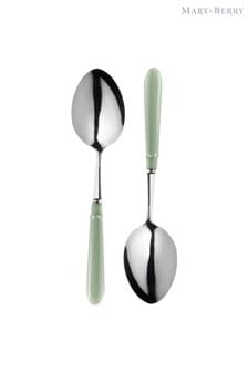 Mary Berry Set of 2 Green Signature Serving Spoons