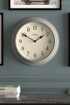 Jones Clocks Grey A Classic Wall Clock