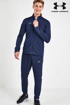 navy blue under armour tracksuit
