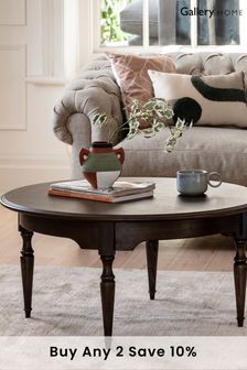 Gallery Home Brown Maddy Round Coffee Table