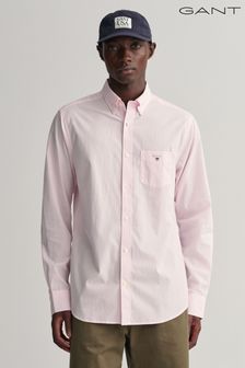 GANT Pink Regular Broadcloth Banker Shirt