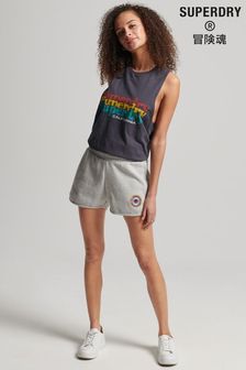 Superdry Grey Vintage Cali Shorts