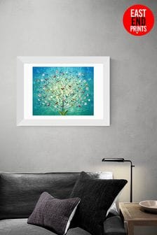 White The Singing Tree by Fiona Watson Framed Print