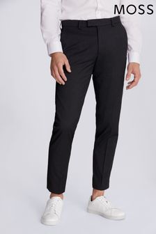 Moss Charcoal Grey London Skinny Fit Stretch Trousers