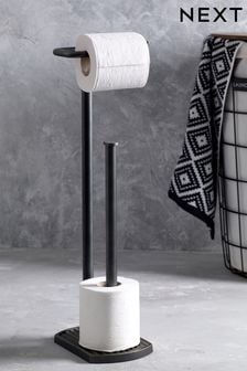 Bronze Bronx Toilet Roll Stand And Store