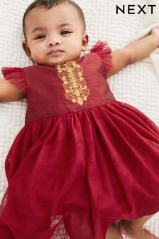 Baby Girls 'Next' Christmas  Red Dress 3-6 Months New with Tags 