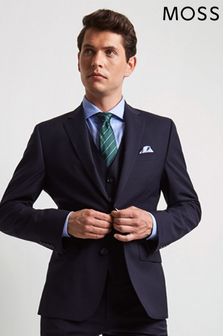 Moss Performance Tailored Fit Navy Suit