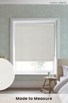Laura Ashley Grey Swanson Made to Measure Roman Blind