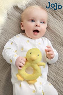 JoJo Maman Bébé Yellow Duck Ring Rattle (610862) | £8