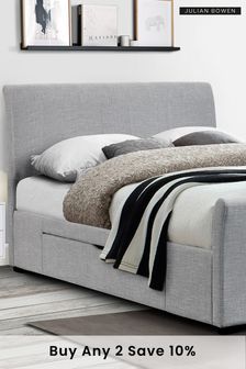 Julian Bowen Capri Fabric Bed With Drawers
