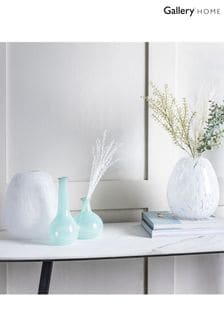 Gallery Home White Small Frosted Speckle Vallejo Vase