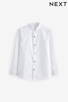 Easy Care Grandad Collar Shirt (3-16yrs)