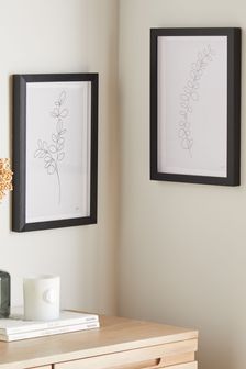 Set of 2 Botanical Framed Art