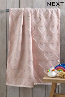 Pink Heart Towel (623983) | £10 - £20