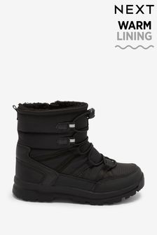 Black Waterproof Thermal Thinsulate™ Lined Boots (625368) | £44 - £51