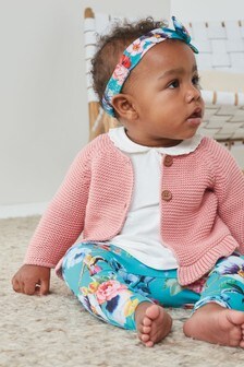 next baby white cardigan