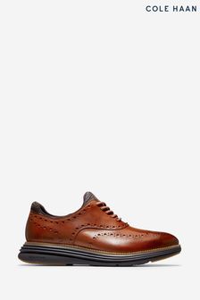 Cole Haan Brown Originalgrand Ultra Wing Oxford Shoes