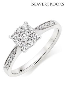 Beaverbrooks 18ct Diamond Cluster Ring (630903) | £1,500