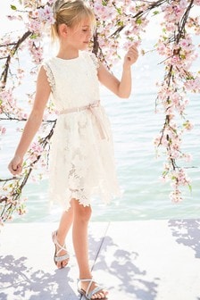 plain flower girl dresses