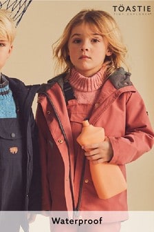 Töastie® Kids Rose Pink Waterproof Raincoat